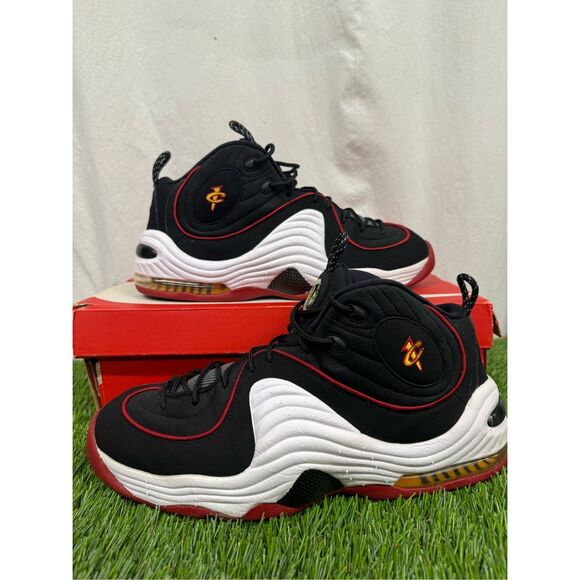 Size 13 VNDS OG all - Nike Air Penny 2 2016 Miami Heat 333886002 Black/White/Red main image 8